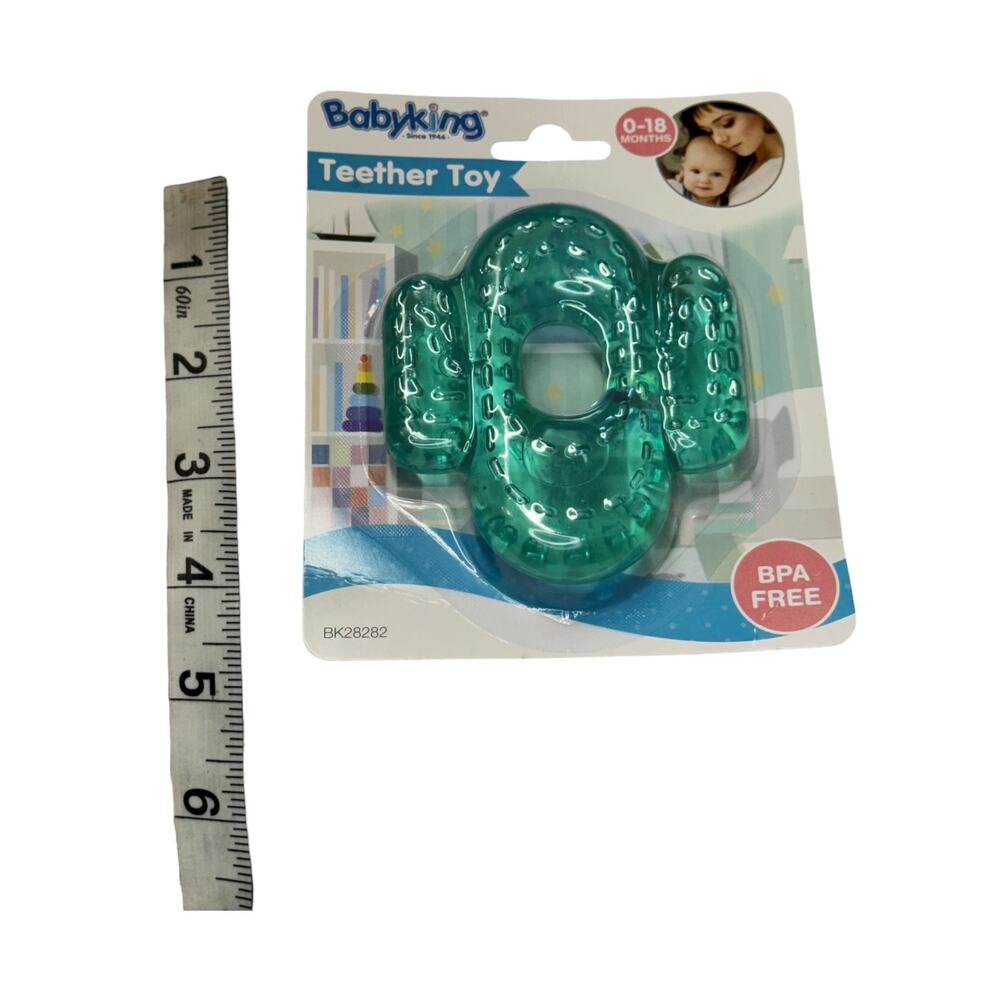 Babyking Cactus Water Teether BPA Free 0-18 Months New Sealed - Picture 4 of 6